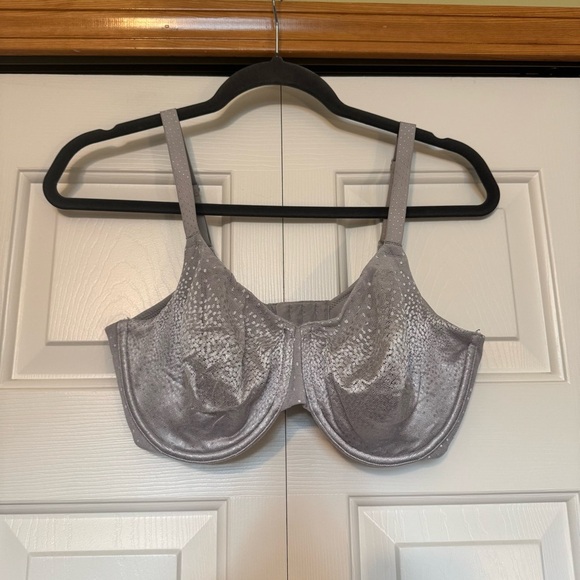 Wacoal 855303 Back Appeal Smoothing Underwire Bra Silver Sconce Size 34DDD - Picture 3 of 9